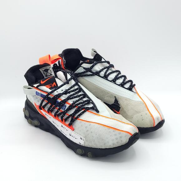 Nike React WR ISPA 'Ghost Aqua' Gray Black CT2692-400 Men's Size 6.5 - Picture 2 of 9